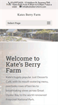 Mobile Screenshot of katesberryfarm.com