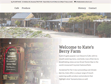 Tablet Screenshot of katesberryfarm.com